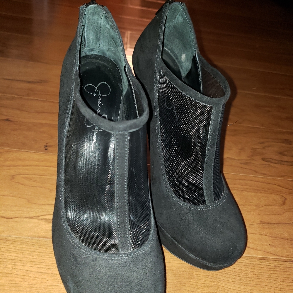 Jessica Simpson Mesh Top Booties - Picture 5 of 8